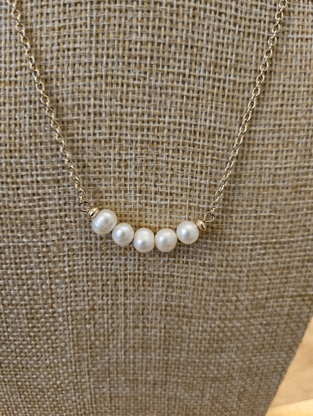 PARK LANE Gold Necklace with Pearls. Simple While Elegant.